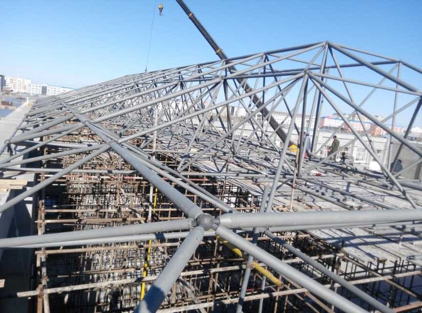 北安商贸城屋顶网架工程